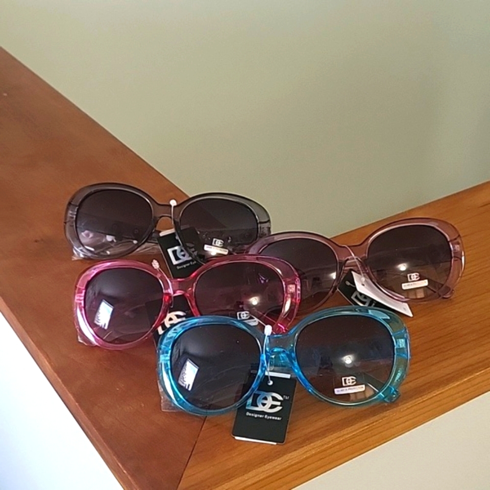 Four Pairs Designer Eyewear UV400 Sunglasses NWT